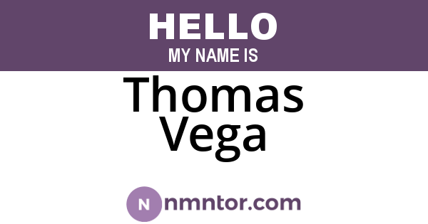 Thomas Vega