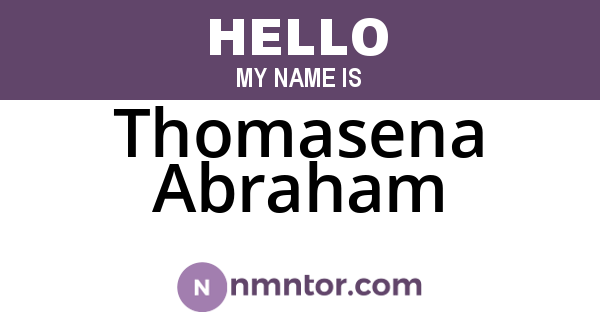 Thomasena Abraham