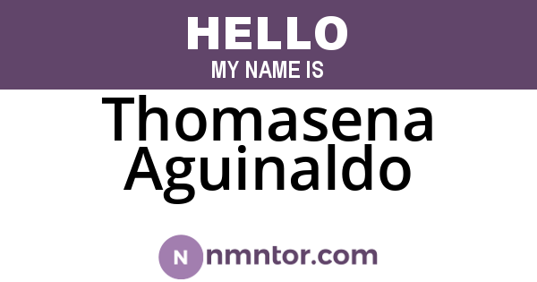 Thomasena Aguinaldo