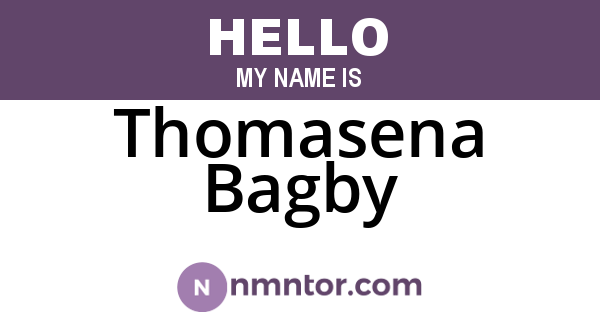 Thomasena Bagby