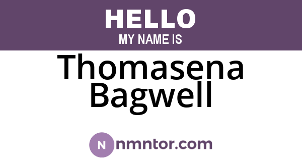 Thomasena Bagwell