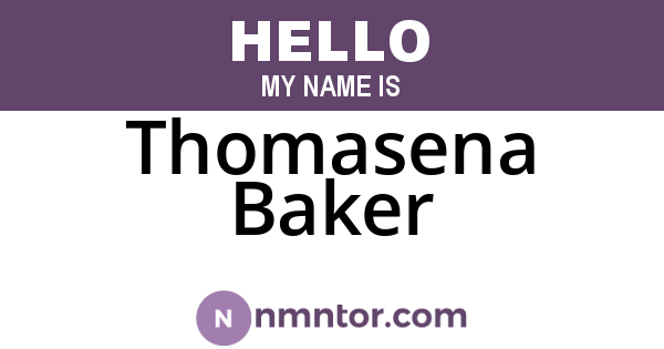 Thomasena Baker