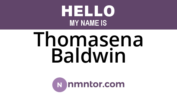 Thomasena Baldwin