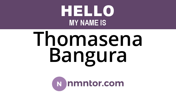 Thomasena Bangura