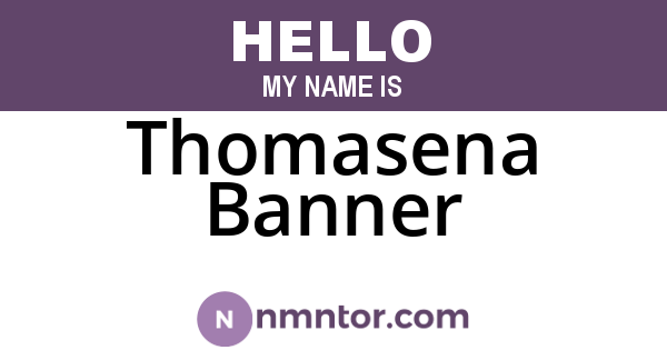 Thomasena Banner