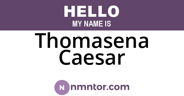 Thomasena Caesar