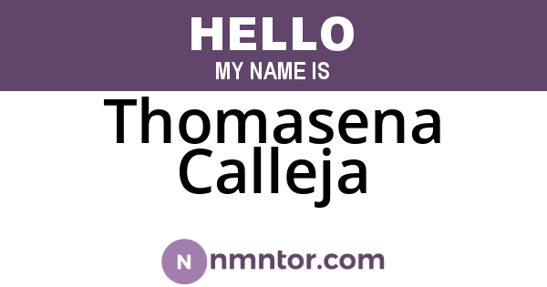 Thomasena Calleja
