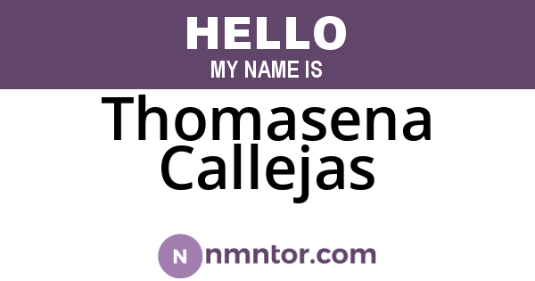 Thomasena Callejas