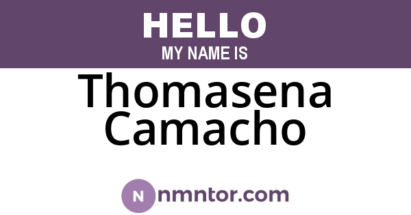 Thomasena Camacho