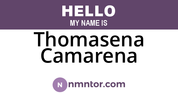 Thomasena Camarena
