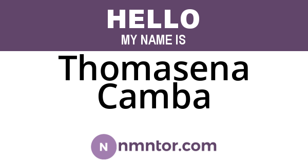 Thomasena Camba