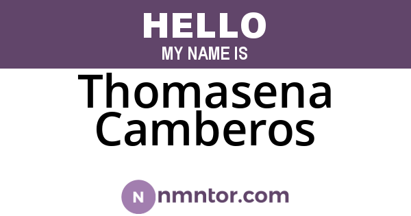 Thomasena Camberos