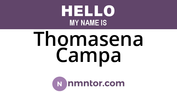Thomasena Campa