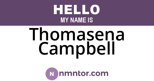 Thomasena Campbell