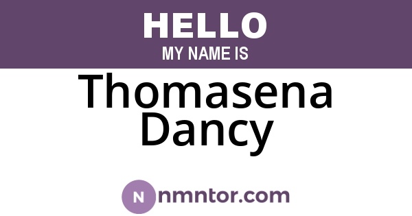 Thomasena Dancy