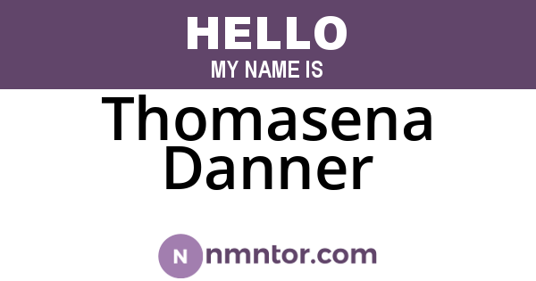 Thomasena Danner