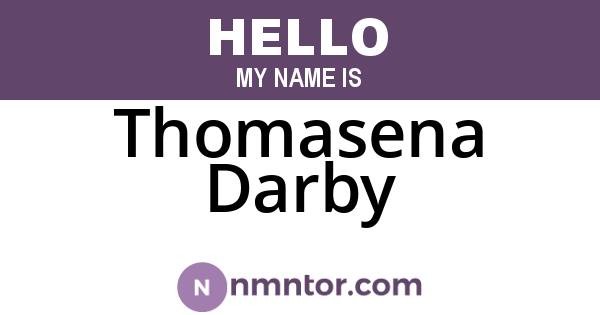 Thomasena Darby