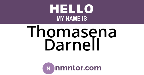Thomasena Darnell