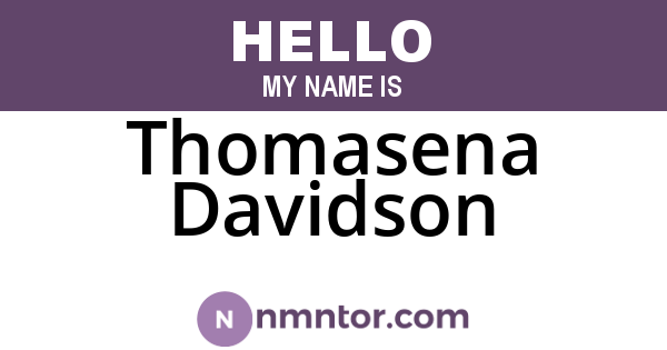 Thomasena Davidson
