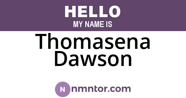 Thomasena Dawson