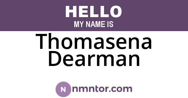 Thomasena Dearman