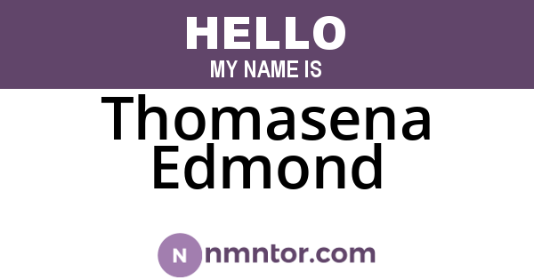 Thomasena Edmond