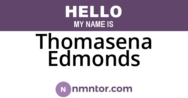 Thomasena Edmonds