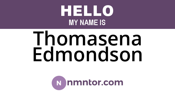 Thomasena Edmondson
