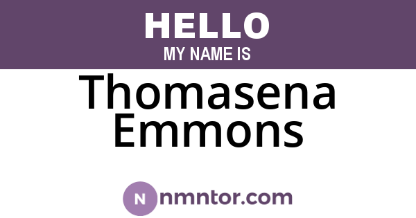 Thomasena Emmons