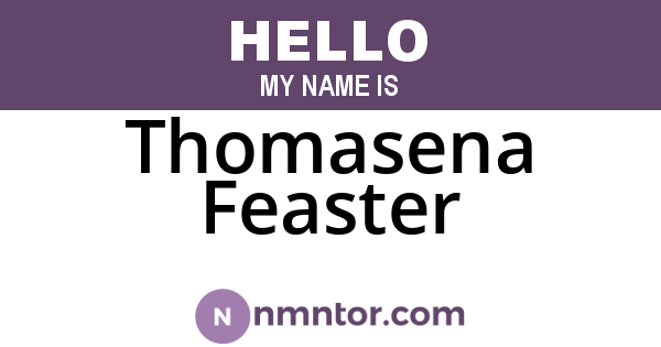 Thomasena Feaster
