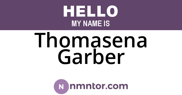 Thomasena Garber