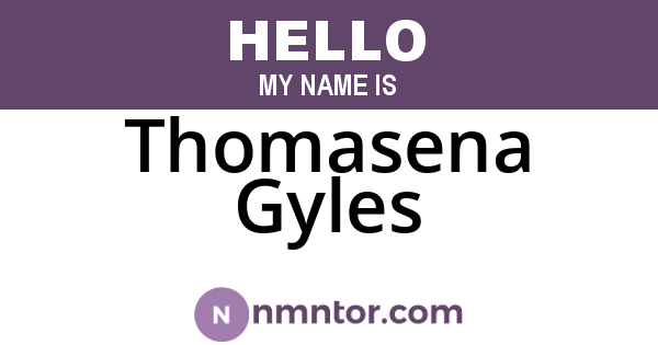 Thomasena Gyles