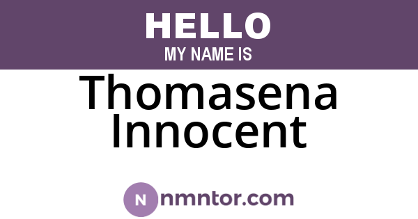 Thomasena Innocent