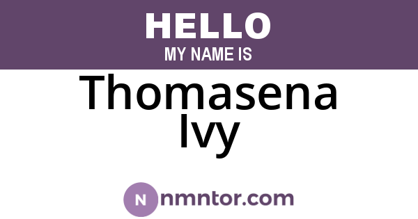 Thomasena Ivy