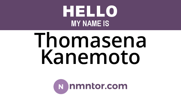 Thomasena Kanemoto