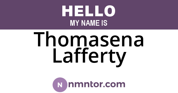 Thomasena Lafferty
