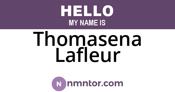 Thomasena Lafleur