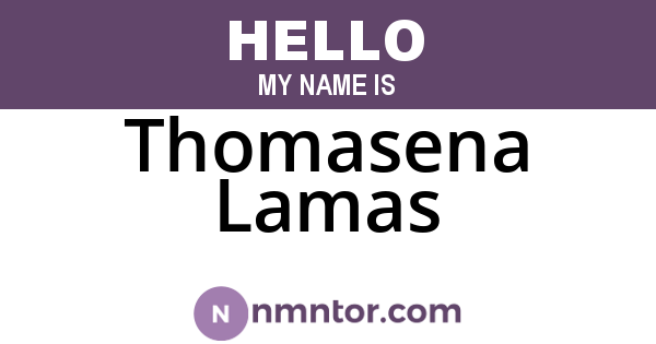 Thomasena Lamas