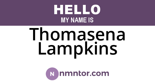 Thomasena Lampkins