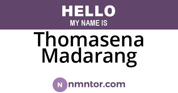 Thomasena Madarang