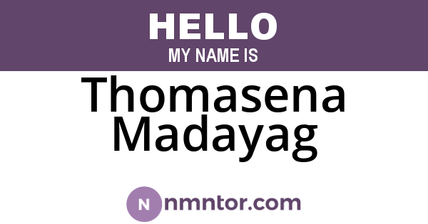 Thomasena Madayag
