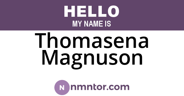 Thomasena Magnuson