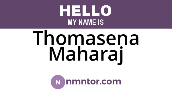 Thomasena Maharaj