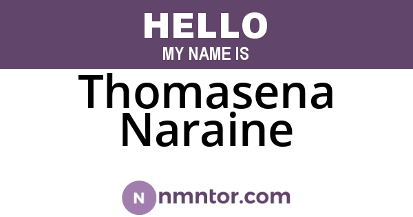 Thomasena Naraine