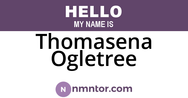 Thomasena Ogletree