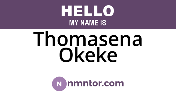 Thomasena Okeke