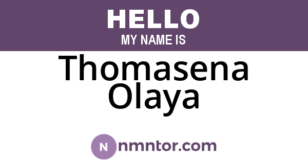 Thomasena Olaya