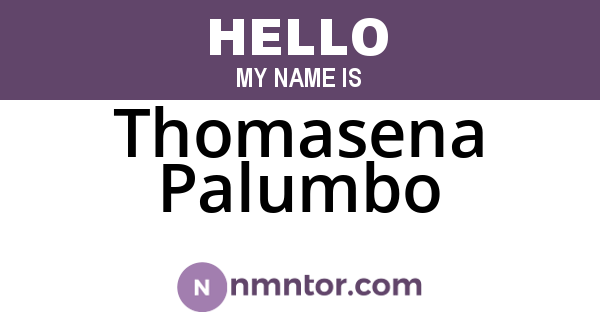 Thomasena Palumbo