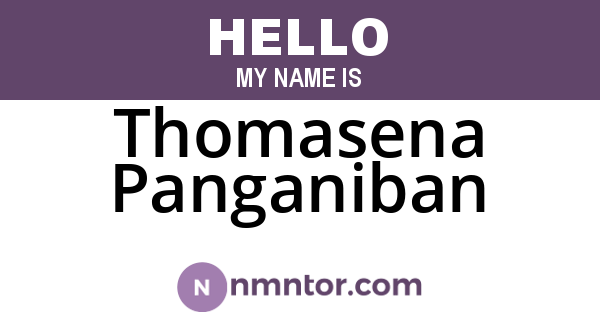 Thomasena Panganiban