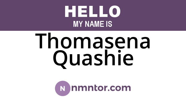 Thomasena Quashie